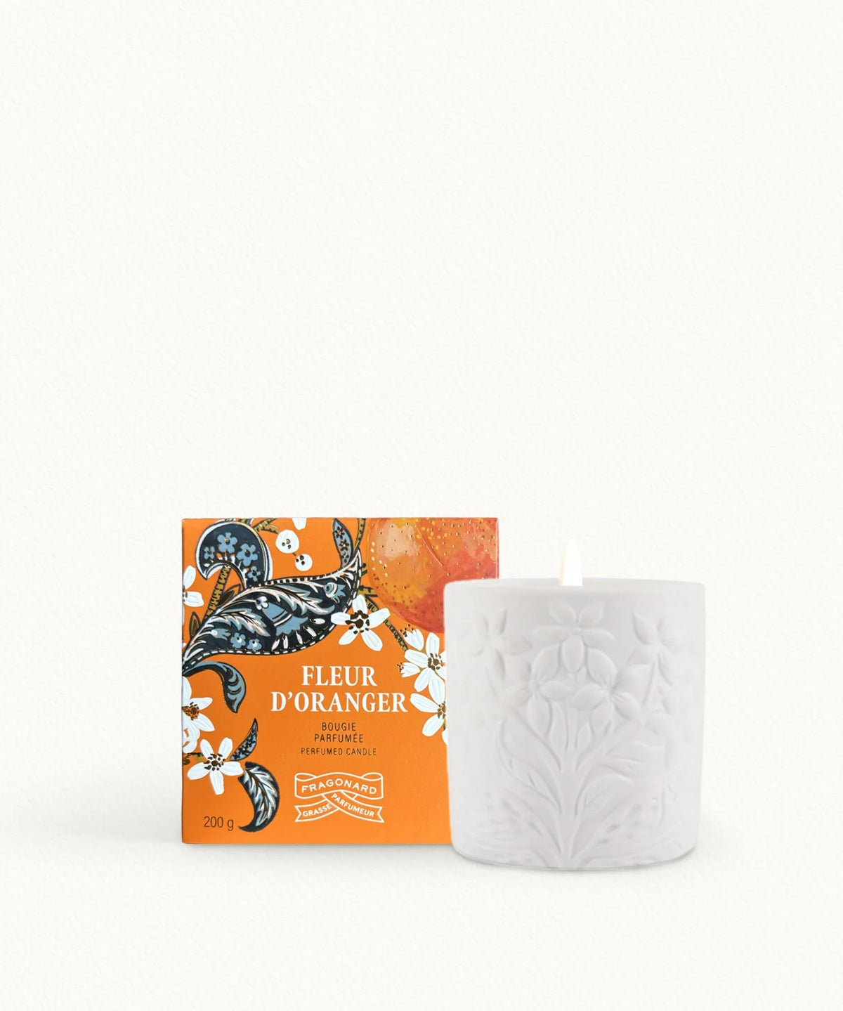 Fleur d'Oranger Candela in vaso di porcellana