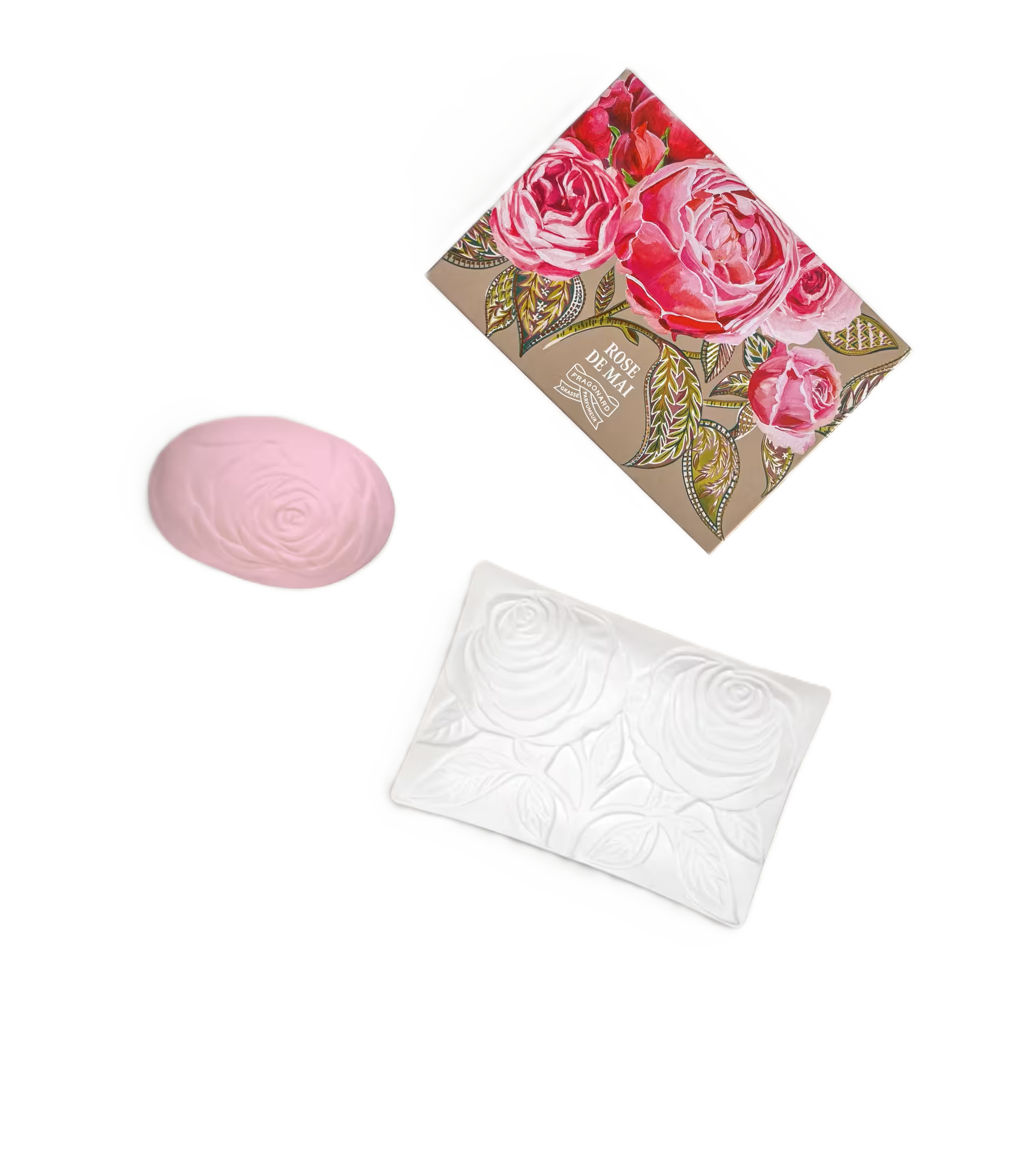Rose de Mai Sapone & Portasapone